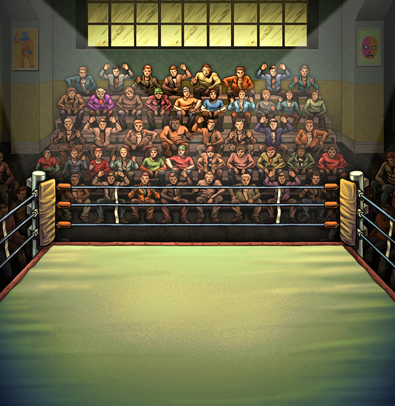 El Luchador Personajes